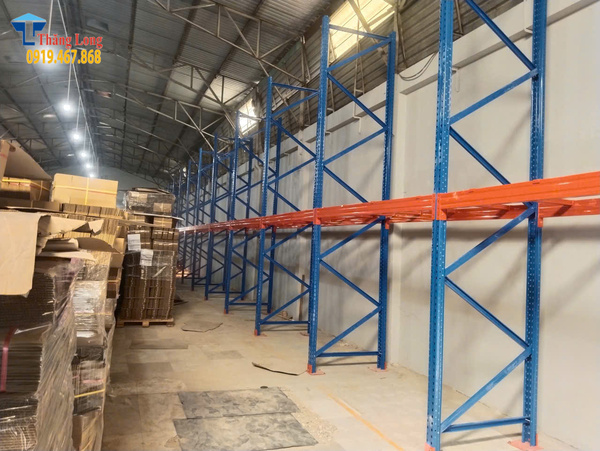 Lắp đặt kệ công nghiệp cho kho bao bì giấy tại TP. Hồ Chí Minh