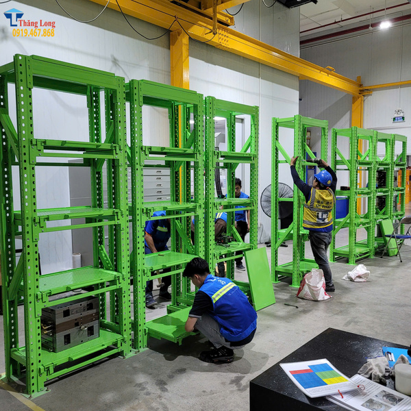 Lắp đặt kệ để khuôn cho công ty bao bì tại Nhơn Trạch - Đồng Nai Lắp đặt kệ để khuôn cho công ty bao bì tại Nhơn Trạch - Đồng Nai