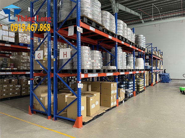 Dự án lắp kệ công nghiệp cho kho bao bì Thắng Lợi tại Sơn Đồng