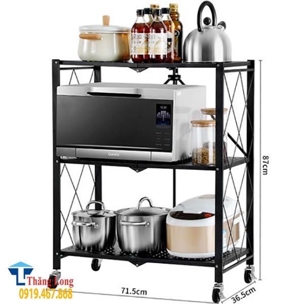 Kệ để đồ nhà bếp có bánh xe giá rẻ, giao hàng tận nơi