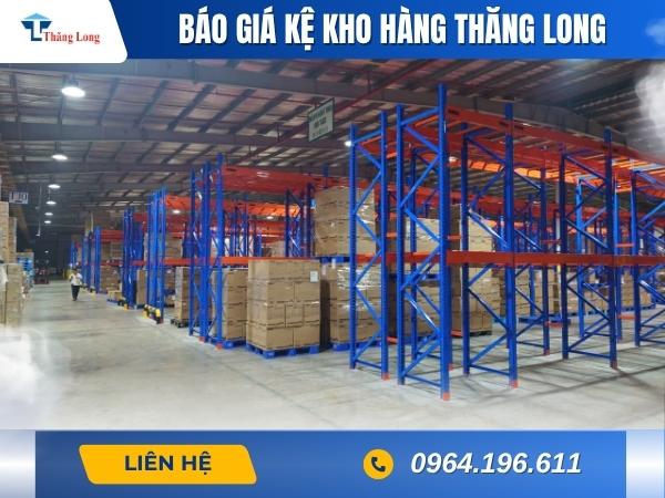 Kệ kho chứa hàng Thăng Long chất lượng, giá tốt
