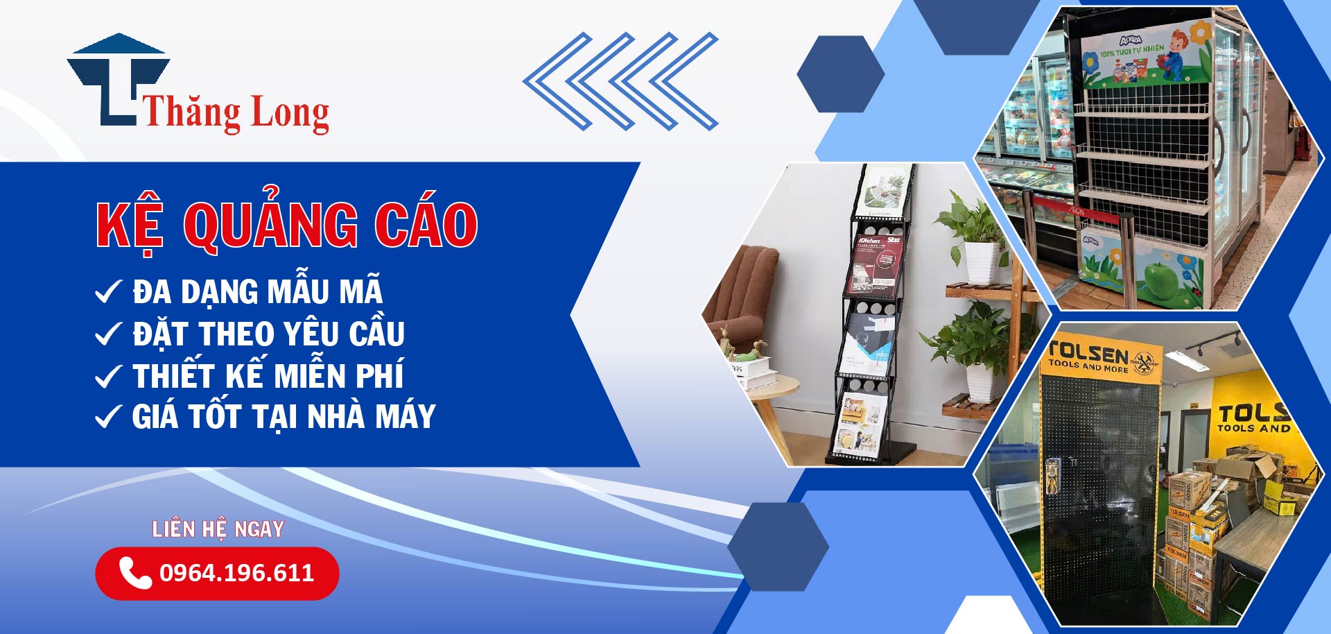 Kệ quảng cáo Thăng Long