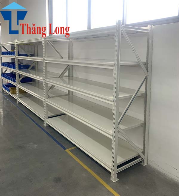 Kệ trung tải màu trắng 300kg Thăng Long