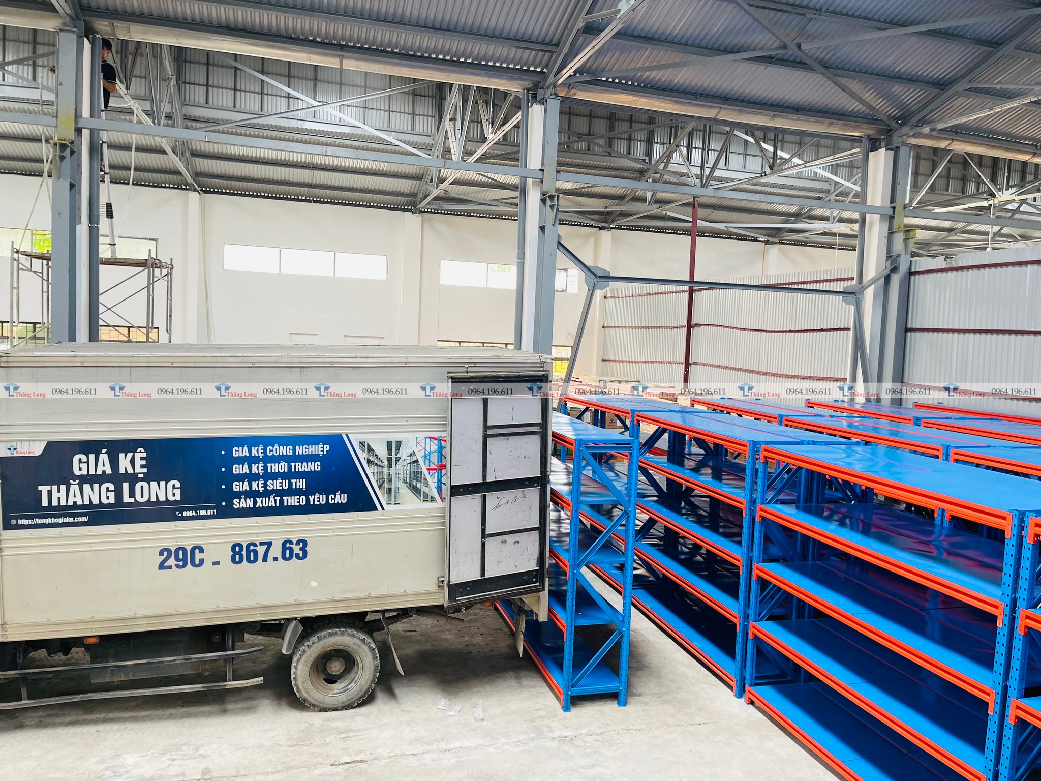 Kệ kho trung tải 5 tầng trọng tải tốt