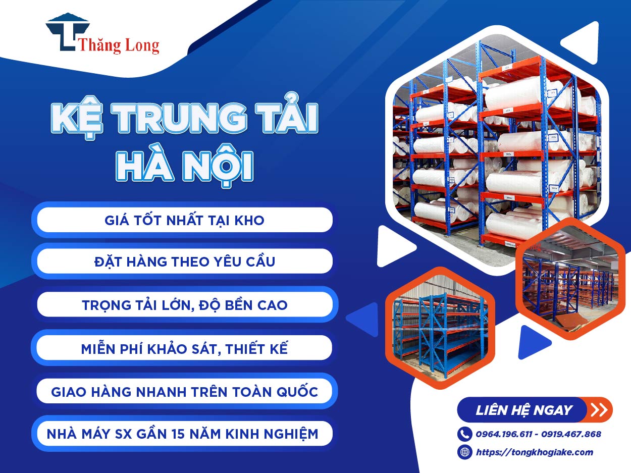 Kệ trung tải Hà Nội 