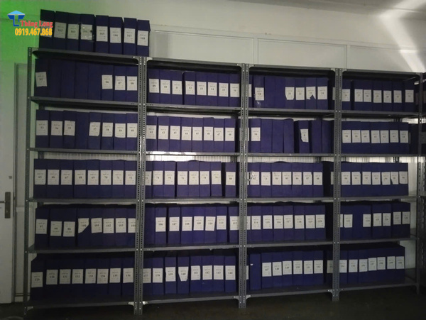 Lắp đặt kệ sắt để hồ sơ tài liệu tại Gò Vấp - TP. Hồ Chí Minh