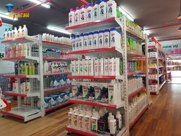 Lắp đặt giá kệ bày hàng tạp hóa tại Trà Vinh