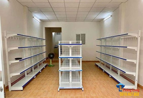 Kệ siêu thị mini Thăng Long giải pháp trưng bày hàng hóa cho mọi nhà Kệ siêu thị mini Thăng Long giải pháp trưng bày hàng hóa cho mọi nhà