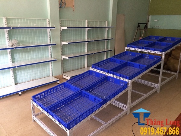 Lắp đặt kệ để rau quả sạch tại chợ Ninh Hiệp, Gia Lâm Lắp đặt kệ để rau quả sạch tại chợ Ninh Hiệp, Gia Lâm