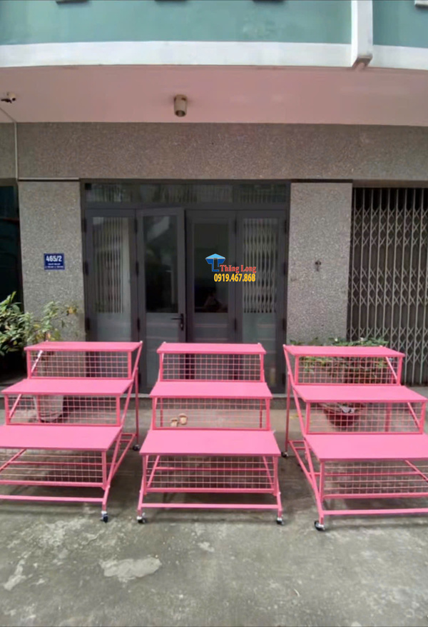 Sản xuất, cung cấp kệ bậc thang xếp gọn chất lượng, giá tốt