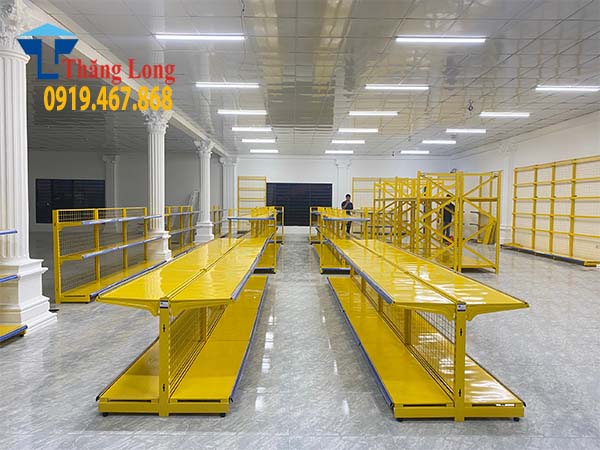 Dự án lắp kệ siêu thị màu vàng tại Gia Viễn Ninh Bình Dự án lắp kệ siêu thị màu vàng tại Gia Viễn Ninh Bình