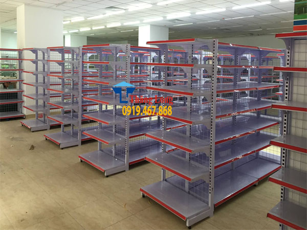 Kệ giá hàng siêu thị - tạo nên không gian bán hàng hiện đại Kệ giá hàng siêu thị - tạo nên không gian bán hàng hiện đại