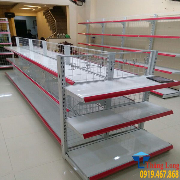 Kệ kép siêu thị 120cm-90cm giá rẻ tại Thăng Long