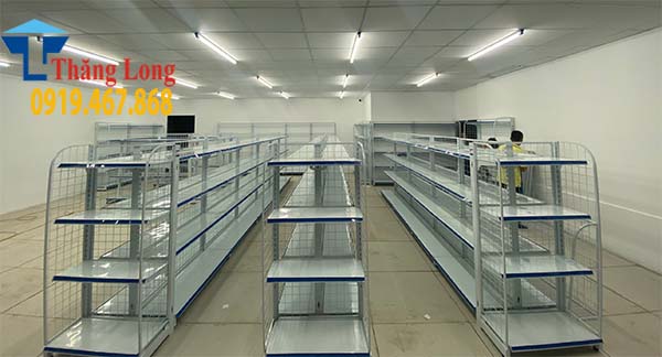 Thi công lắp kệ kệ trưng bày cho siêu thị tiện lợi tại Hòa Lạc Thi công lắp kệ kệ trưng bày cho siêu thị tiện lợi tại Hòa Lạc