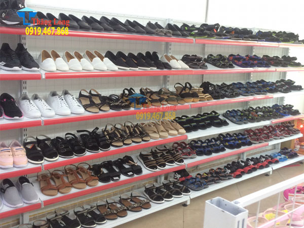 Các mẫu kệ để giày dép giá rẻ cho cửa hàng, siêu thị