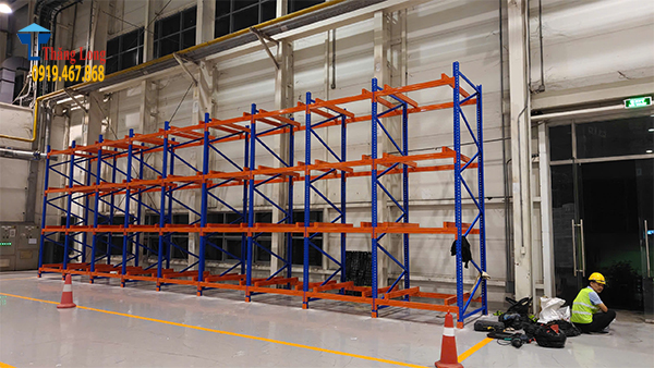 Dự án lắp kệ hạng nặng cho đối tác Thương Mại K&T VINA Hải Phòng