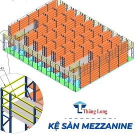 Hoàn thành công trình lắp kệ sàn Mezzanine 300m2 cho Bưu cục Viettel post 