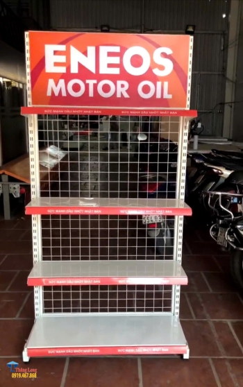 Cung cấp kệ quảng cáo dầu nhớt ENEOS – Bền đẹp, phù hợp đại lý