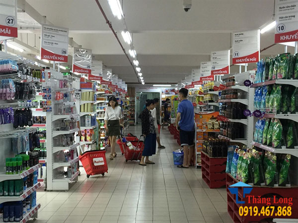 Giá kệ siêu thị tại Bình Phước