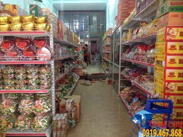 kệ siêu thị tại Lạng Giang