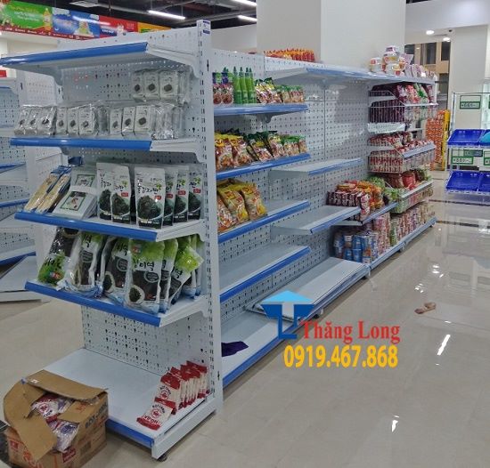 Lắp đặt kệ bày hàng siêu thị giá rẻ tại Kiên Giang
