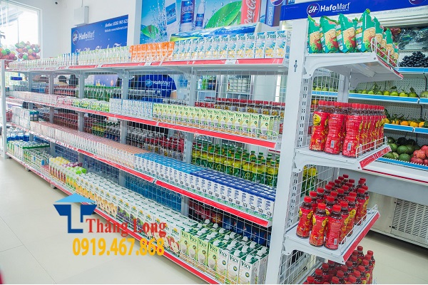 Thăng Long lắp đặt giá kệ siêu thị mini tại Đăk Nông
